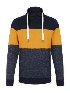 Tom Tailor Pullover & Sweatshirts|Big Boys*Sweatshirt mit Colour Blocking flame brown