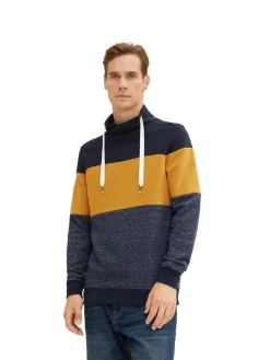 Tom Tailor Pullover & Sweatshirts|Big Boys*Sweatshirt mit Colour Blocking flame brown