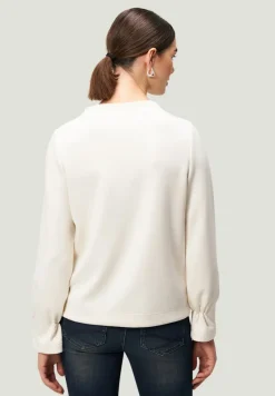 Zero Pullover & Sweatshirts*Sweatshirt mit Glitzerknopf Eggnog