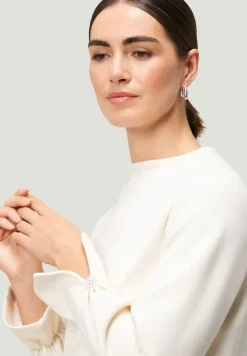 Zero Pullover & Sweatshirts*Sweatshirt mit Glitzerknopf Eggnog