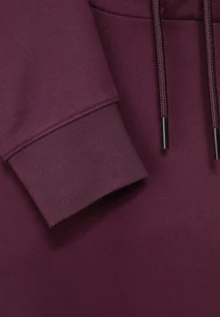 Street One Men Pullover & Sweatshirts|Big Boys*Sweatshirt mit Kapuze burgundy red