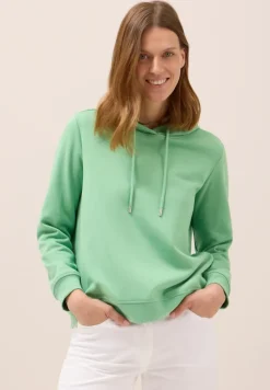 Cecil Pullover & Sweatshirts*Sweatshirt mit Kapuze fennel green