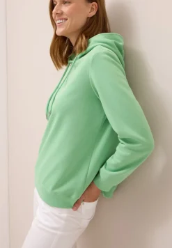 Cecil Pullover & Sweatshirts*Sweatshirt mit Kapuze fennel green
