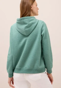Cecil Pullover & Sweatshirts*Sweatshirt mit Kapuze jewel green melange