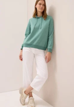 Cecil Pullover & Sweatshirts*Sweatshirt mit Kapuze jewel green melange