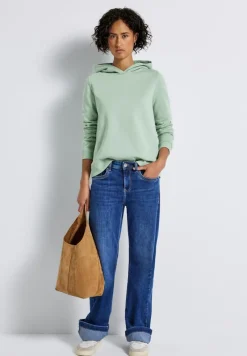 Street One Pullover & Sweatshirts*Sweatshirt mit Kapuze serene green