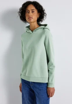 Street One Pullover & Sweatshirts*Sweatshirt mit Kapuze serene green