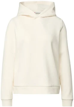 Street One Pullover & Sweatshirts*Sweatshirt mit Kapuze soft beige