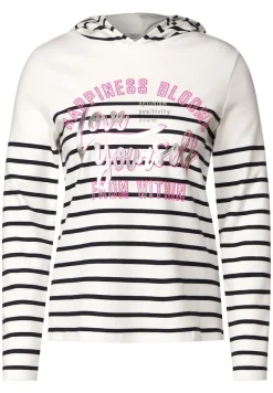 Cecil Pullover & Sweatshirts*Sweatshirt mit Streifen deep blue