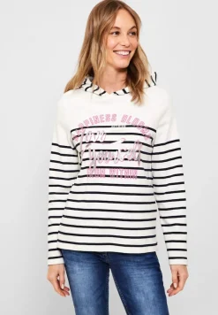 Cecil Pullover & Sweatshirts*Sweatshirt mit Streifen deep blue