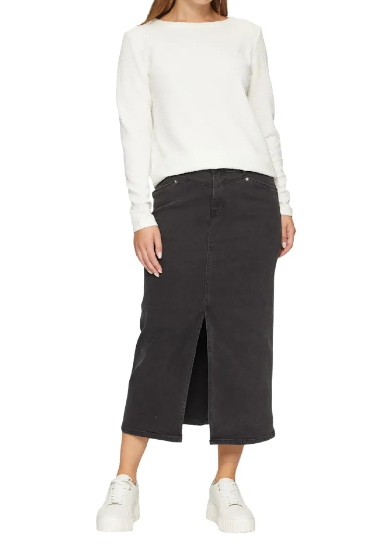 s.Oliver Pullover & Sweatshirts*Sweatshirt mit Struktur creme