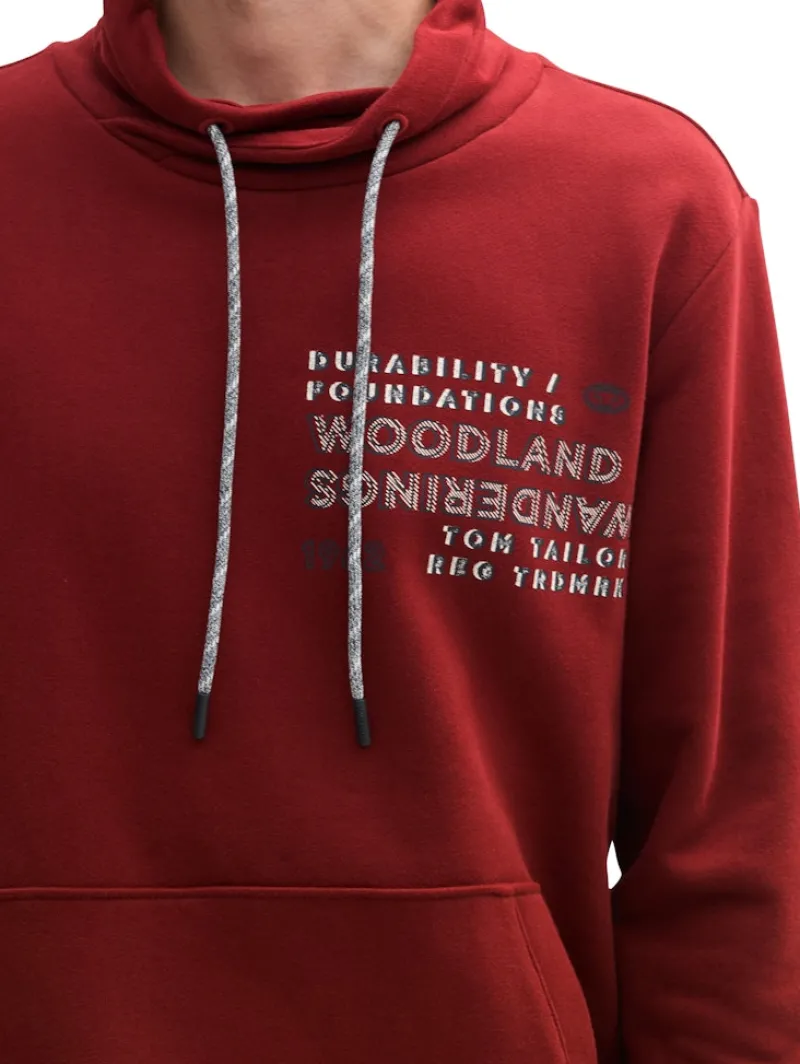 Tom Tailor Pullover & Sweatshirts|Big Boys*Sweatshirt mit Textprint burgundy dark red