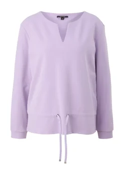 Comma Pullover & Sweatshirts*Sweatshirt mit Tunnelzug Lila