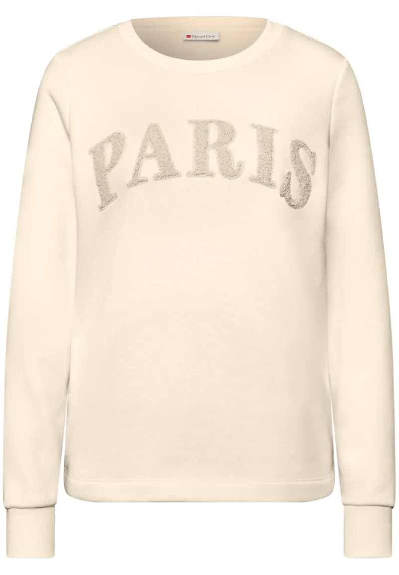 Street One Pullover & Sweatshirts*Sweatshirt mit Wording soft beige