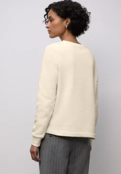 Street One Pullover & Sweatshirts*Sweatshirt mit Wording soft beige