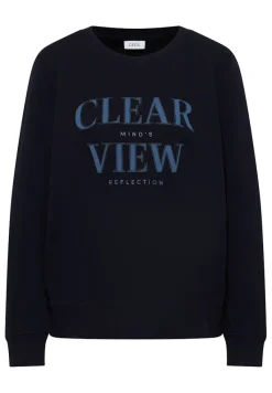 Cecil Pullover & Sweatshirts*Sweatshirt mit Wording urban dark blue