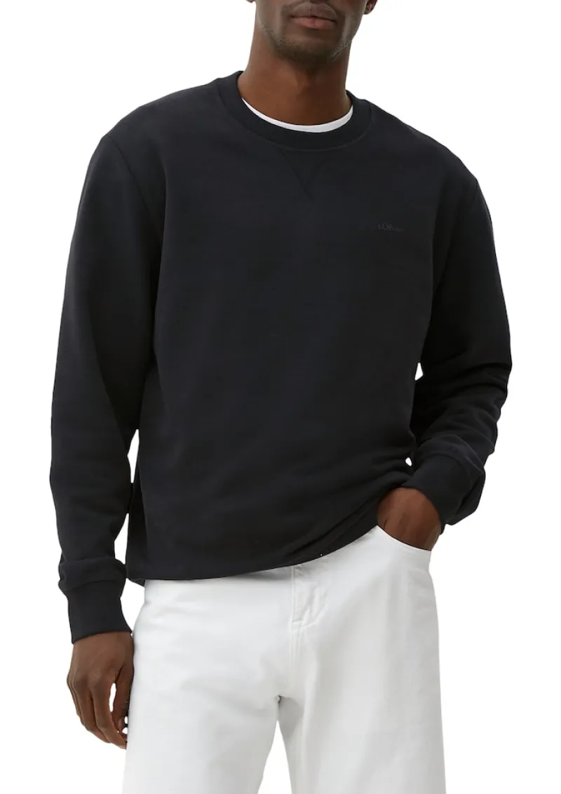 s.Oliver Pullover & Sweatshirts|Big Boys*Sweatshirt Schwarz