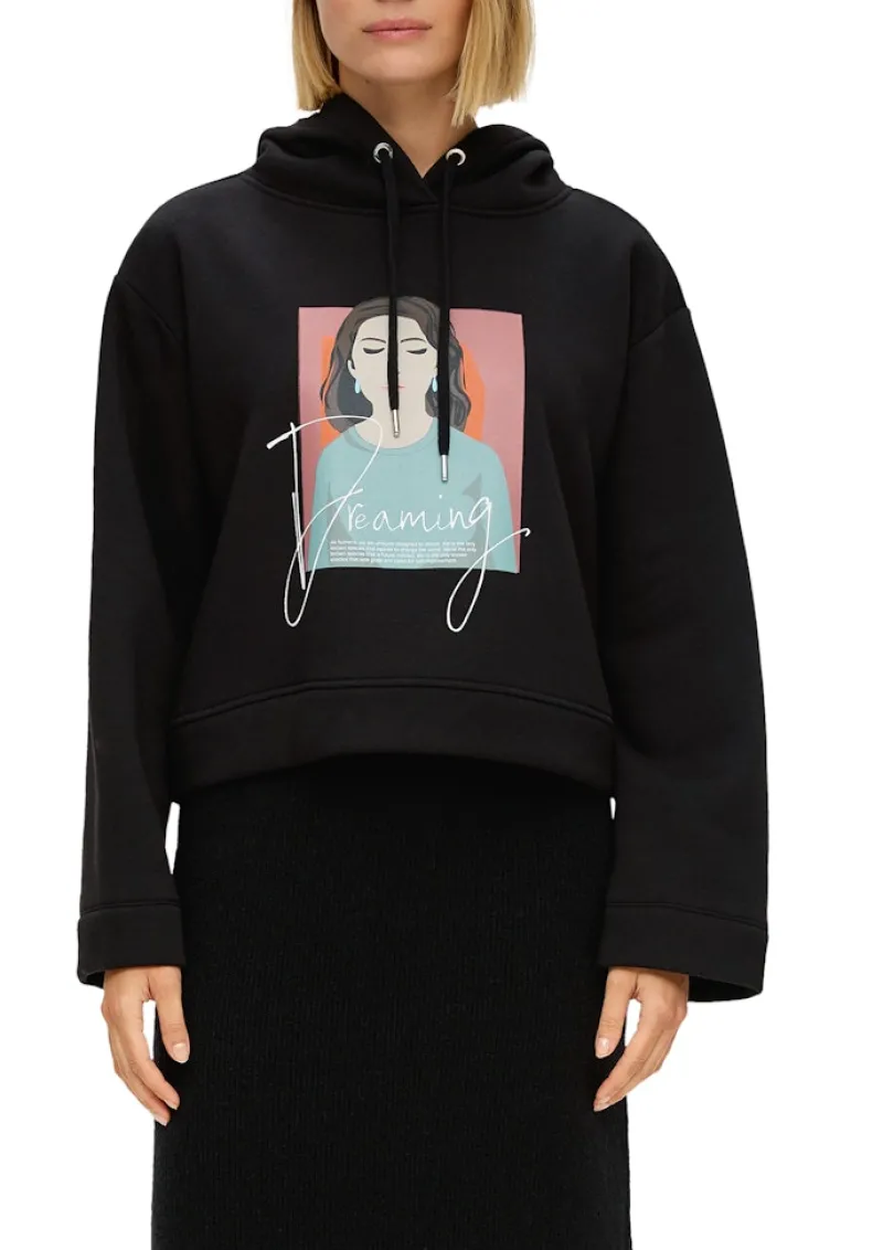 s.Oliver Pullover & Sweatshirts*Sweatshirt Schwarz