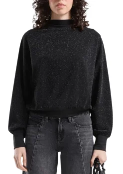 QS Pullover & Sweatshirts*Sweatshirt Schwarz