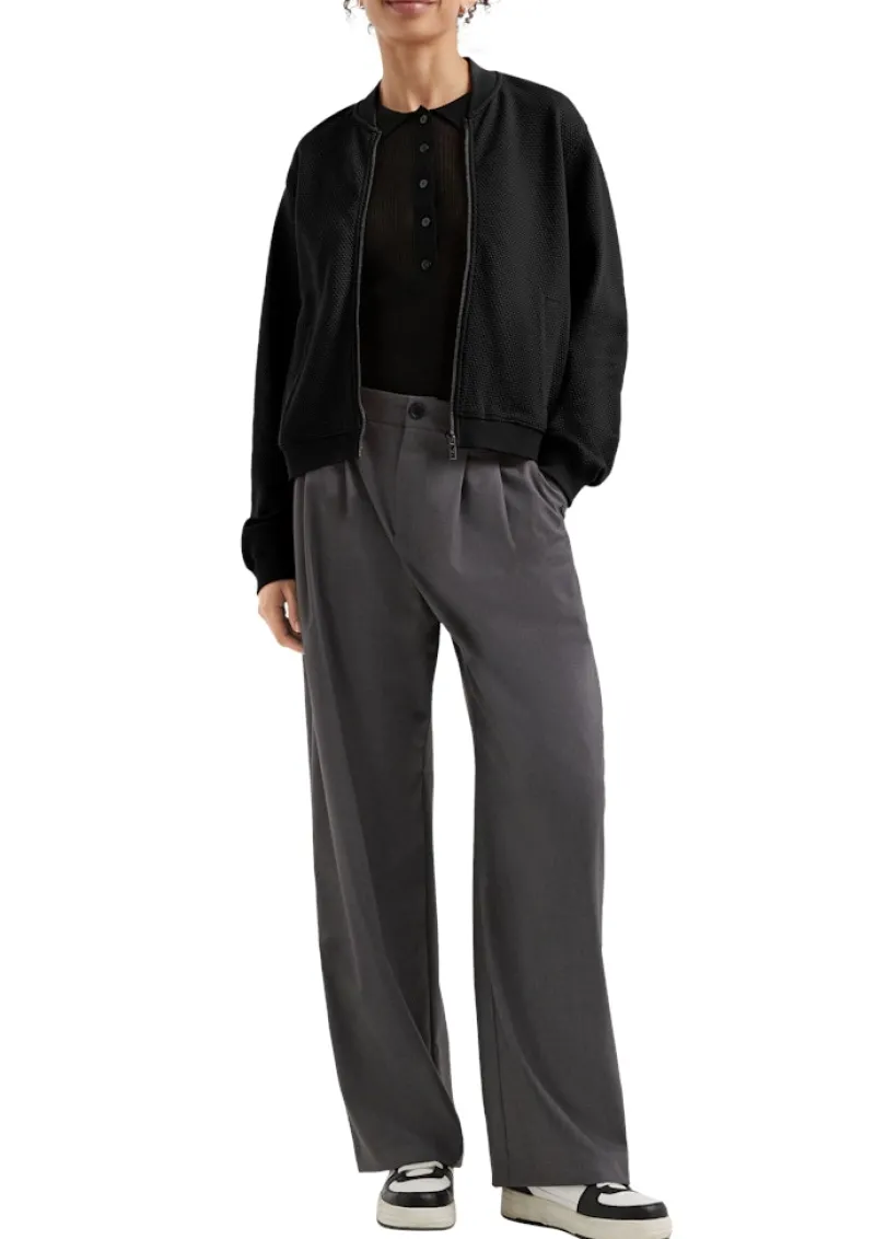 QS Pullover & Sweatshirts*Sweatshirt Schwarz