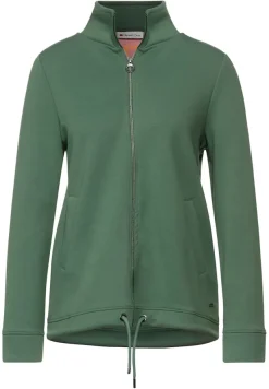 Street One Pullover & Sweatshirts*Sweatshirtjacke mit Zipper novel green