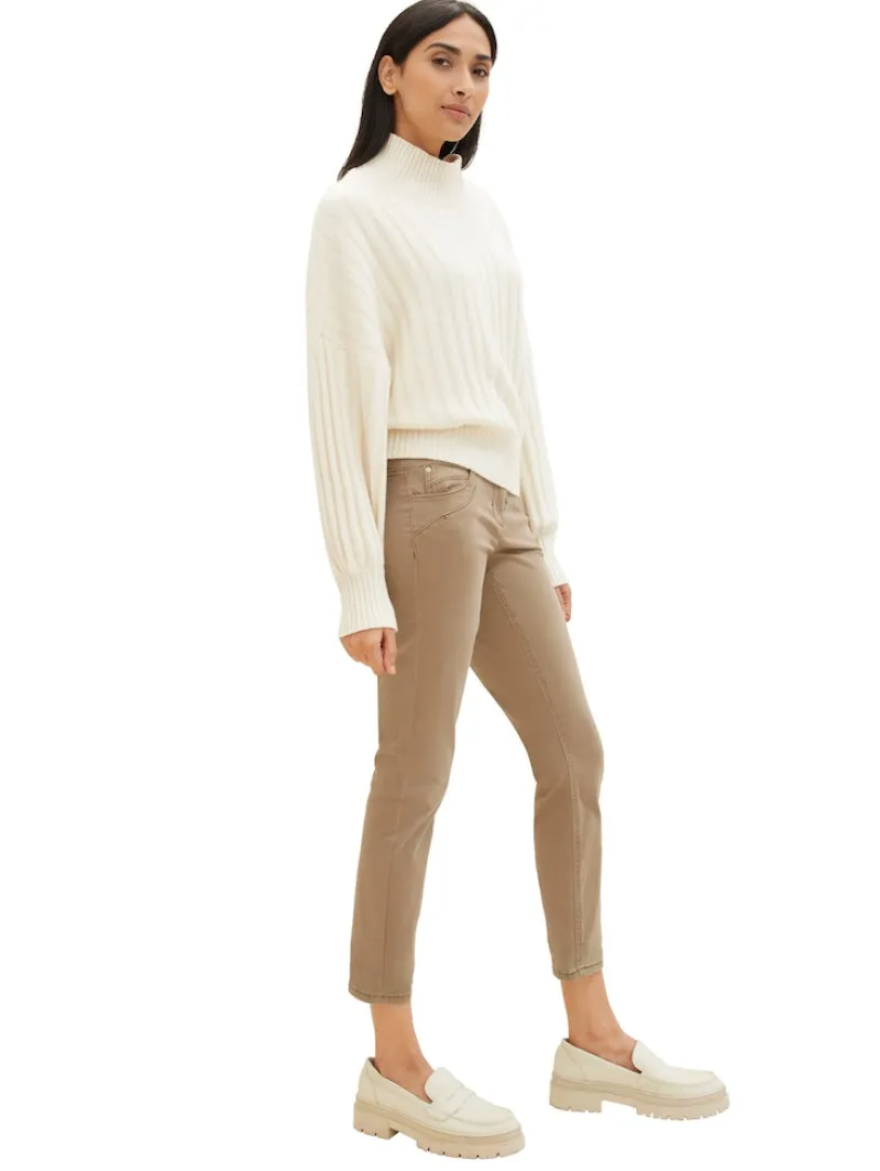 Tom Tailor Hosen*Tapered Relaxed Hose dark sepia