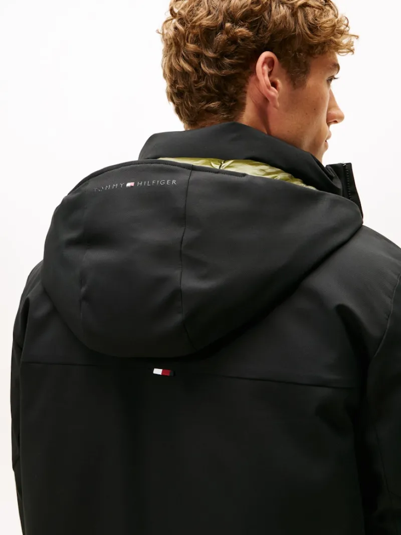 Tommy Hilfiger Jacken|Big Boys*TECH HOODED PADDED PARKA Black