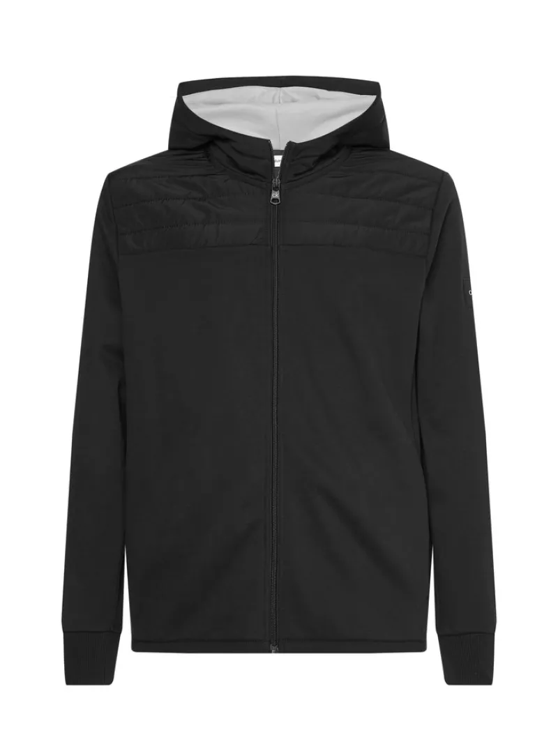 Calvin Klein Pullover & Sweatshirts*TECHNICAL ZIP THROUGH HOODIE ck black1