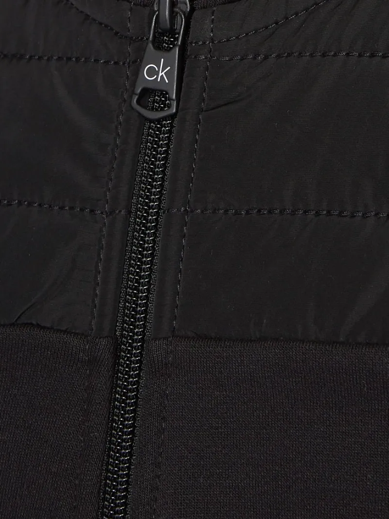 Calvin Klein Pullover & Sweatshirts*TECHNICAL ZIP THROUGH HOODIE ck black1