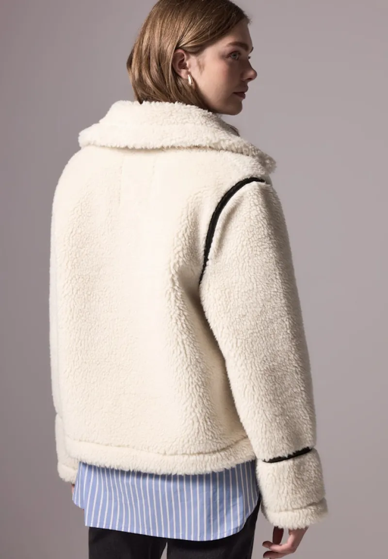 STREET ONE STUDIO Jacken*Teddy Jacke mit Details lucid white