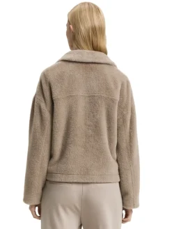 Tom Tailor Jacken*Teddy Jacke mit Taschen soft taupe grey