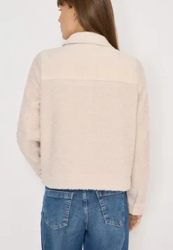 Cecil Jacken*Teddy-Jacke mit Corddetails teddy vanilla white