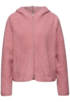 Street One Shirts*Teddy-Jacke mit Kapuze powder pink