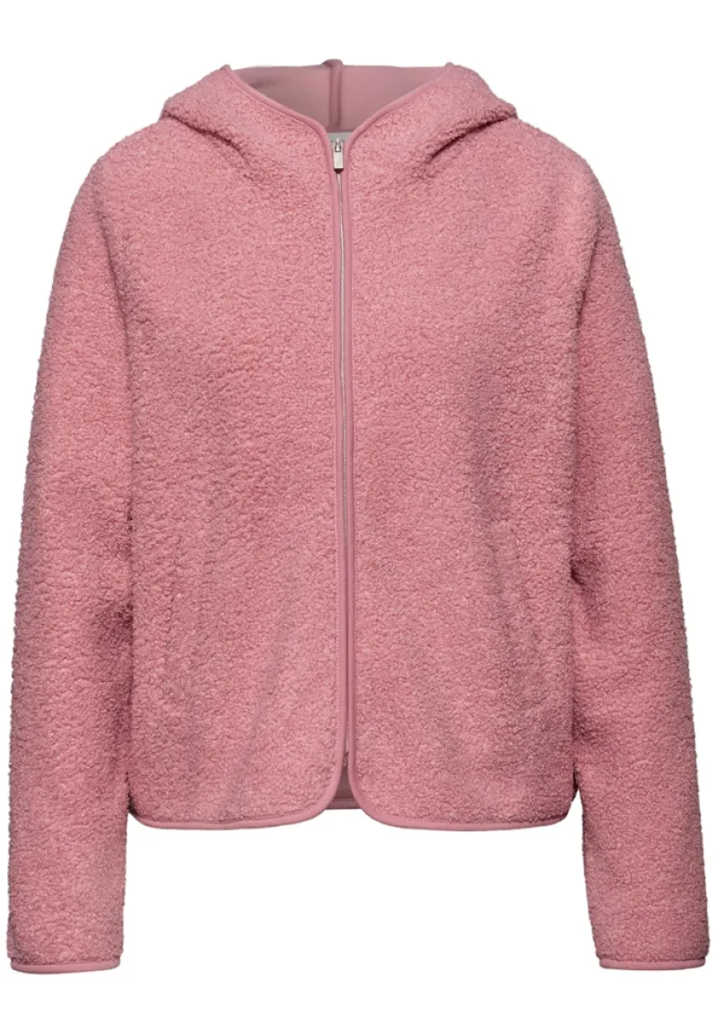 Street One Shirts*Teddy-Jacke mit Kapuze powder pink
