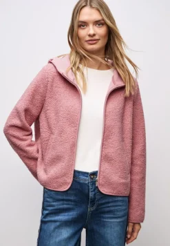 Street One Shirts*Teddy-Jacke mit Kapuze powder pink