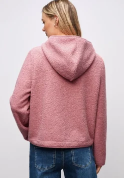 Street One Shirts*Teddy-Jacke mit Kapuze powder pink