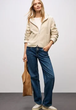 Street One Jacken*Teddy-Jacke mit Kapuze soft fawn beige