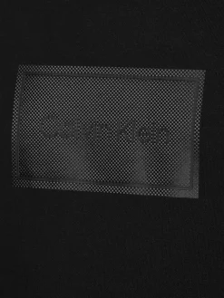 Calvin Klein Pullover & Sweatshirts*TEXTURED LOGO BOX COMFORT CREW ck black