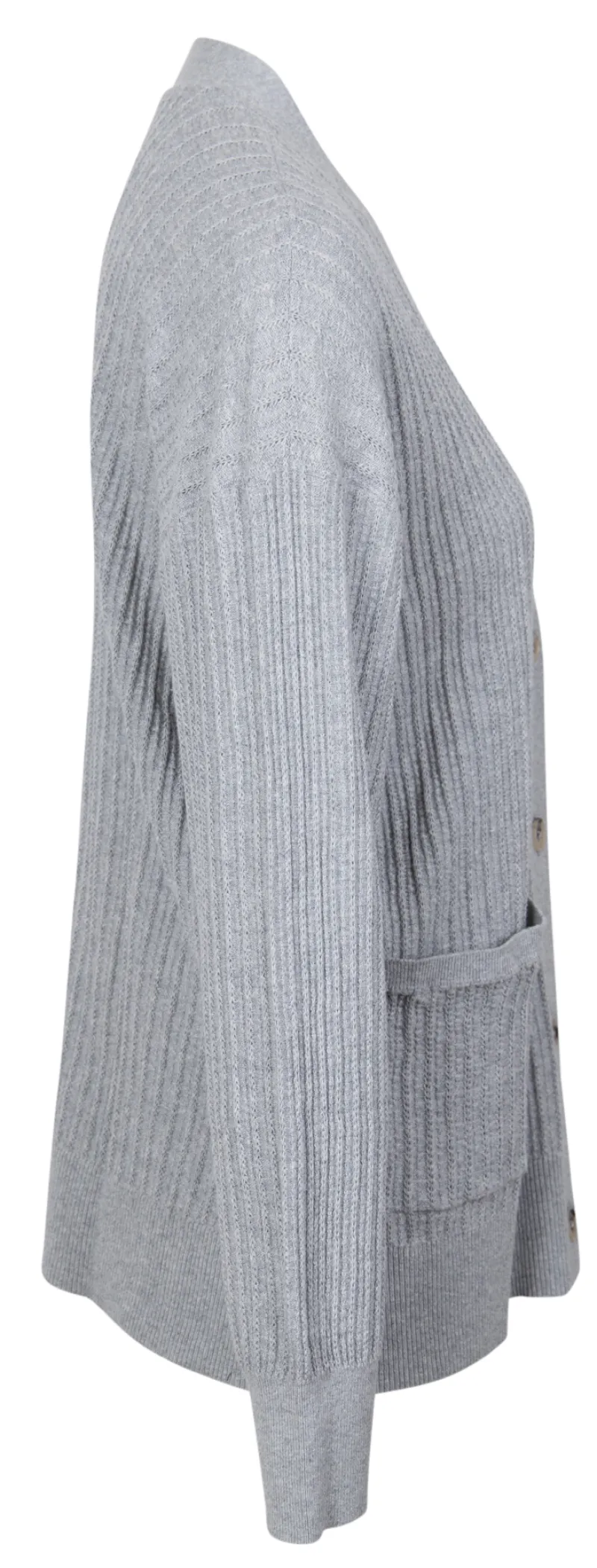 Tommy Hilfiger Pullover & Sweatshirts*TEXTURED RELAXED V-NK CARDIGAN light grey heather