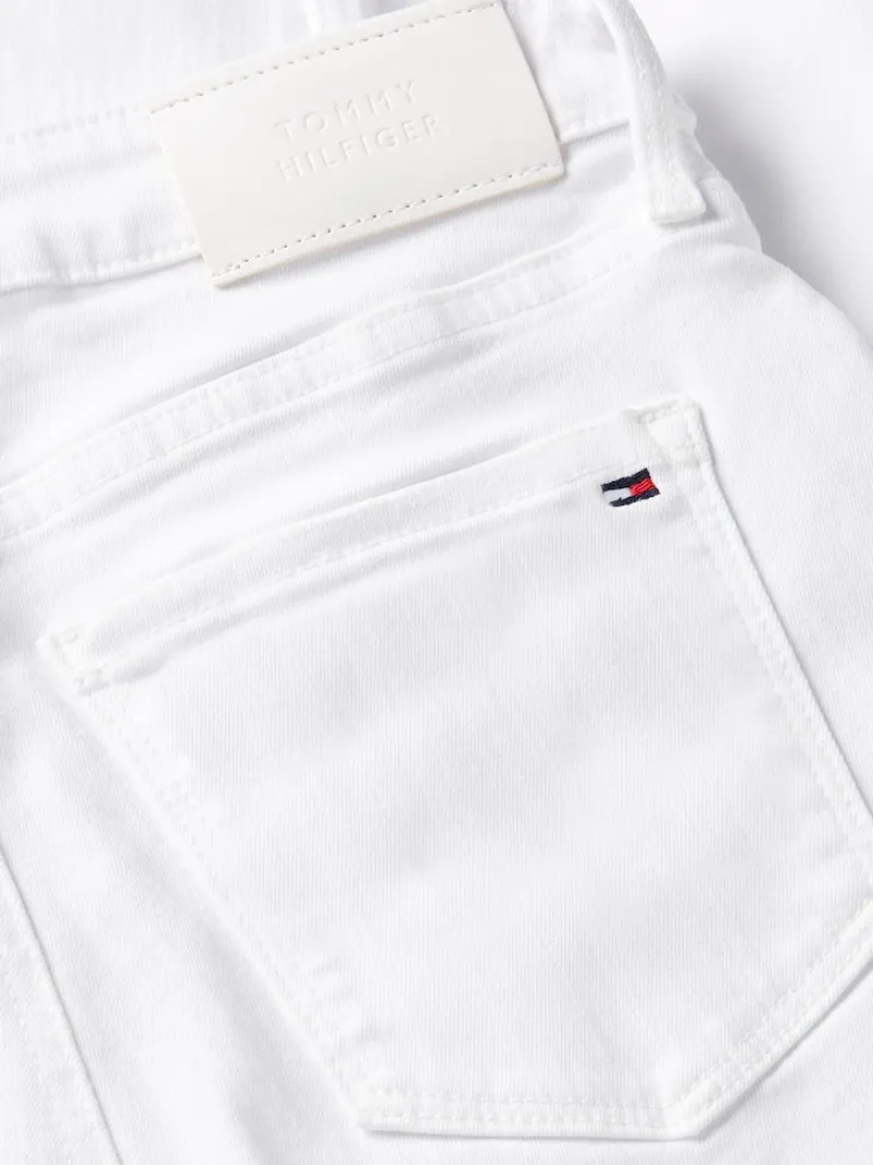 Tommy Hilfiger Jeans*TH FLEX COMO SKINNY RW CLR white