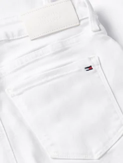 Tommy Hilfiger Jeans*TH FLEX COMO SKINNY RW CLR white
