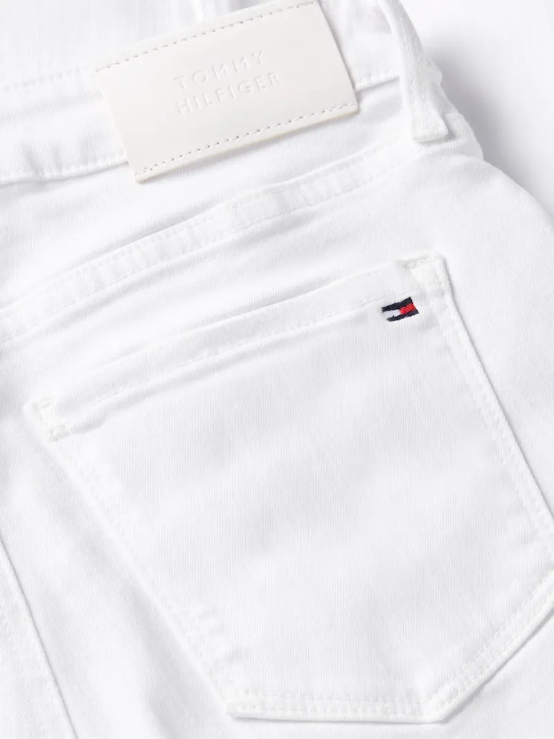 Tommy Hilfiger Jeans*TH FLEX COMO SKINNY RW CLR white
