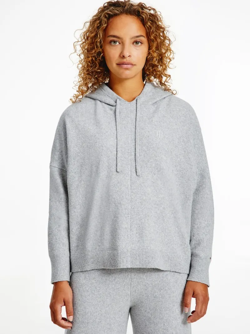 Tommy Hilfiger Pullover & Sweatshirts*TH FLEX HOODIE SWEATER light grey heather