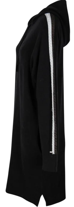 Tommy Hilfiger Kleider*TH FLEX RELAXED FIT HOODIE-KLEID Black