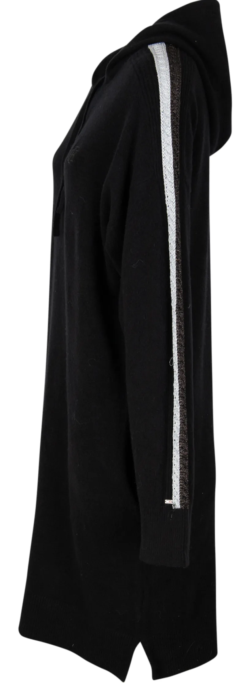 Tommy Hilfiger Kleider*TH FLEX RELAXED FIT HOODIE-KLEID Black