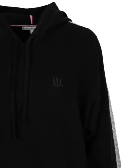 Tommy Hilfiger Kleider*TH FLEX RELAXED FIT HOODIE-KLEID Black