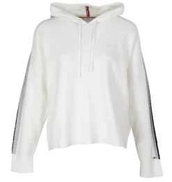 Tommy Hilfiger Pullover & Sweatshirts*TH FLEX RELAXED FIT METALLIC-HOODIE ecru
