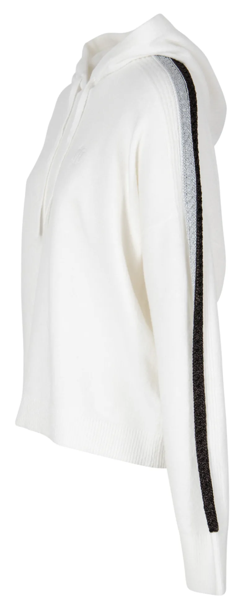 Tommy Hilfiger Pullover & Sweatshirts*TH FLEX RELAXED FIT METALLIC-HOODIE ecru