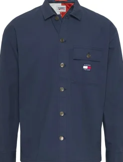 Tommy Jeans Hemden*TJM CLASSIC SOLID OVERSHIRT twilight navy