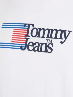 Tommy Jeans Shirts*TJM CLSC RWB CHEST LOGO TEE white